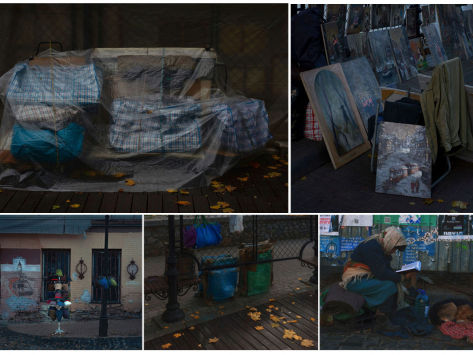 Life on Andreevsky descent in Kyiv